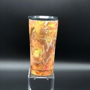 Boho Chic - One Of A Kind Hand Painted Tumbler